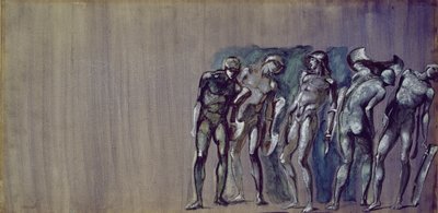 Courtiers Being Turned into Stone, from the 